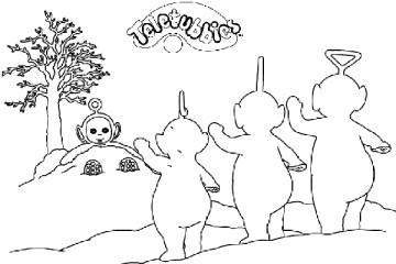 New Teletubbies Coloring Pages to print 2014