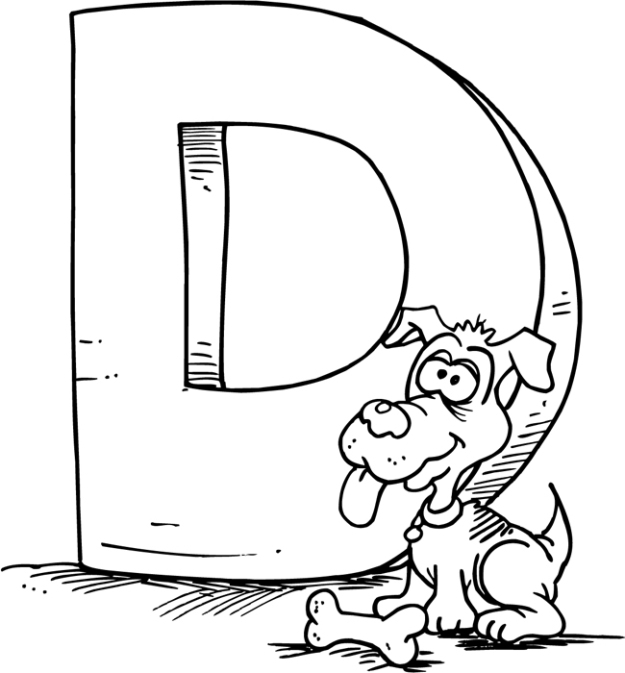 Letter D Coloring Pages | Free Printable Coloring Pages for Kids