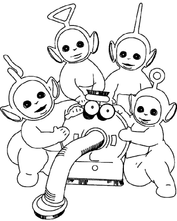 Printable Teletubbies Coloring Pictures